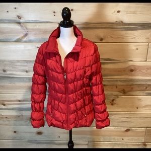 Women’s Red Puffer Jacket XL